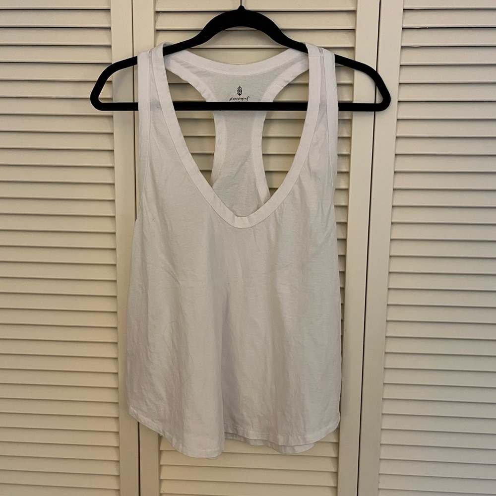 Free people movement white tank.